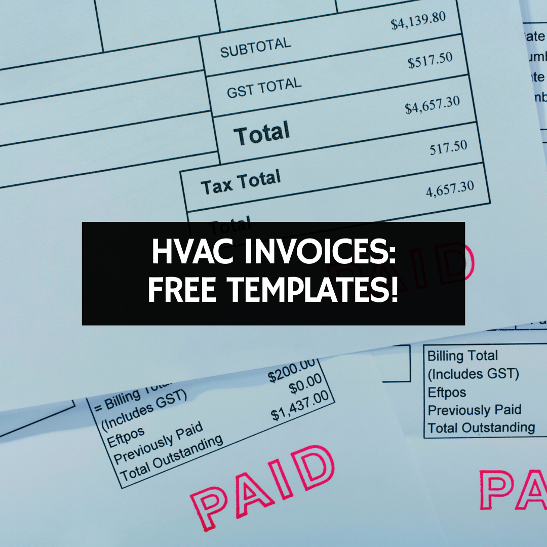 Hvac Invoices: Templates (Free!), Tips, & A Handy App Throughout Hvac Invoices Templates