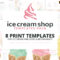 Ice Cream Shop Templates Packbrandpacks – Brandpacks Within Ice Cream Social Flyer Template
