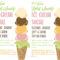Ice Cream Social Invitation Templates For Ice Cream Social Flyer Template