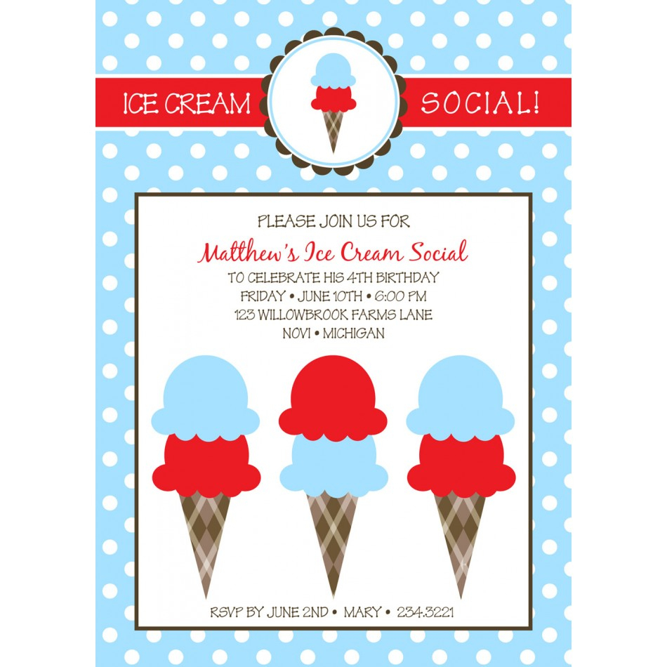 Ice Cream Social Invite @dx19 – Advancedmassagebysara Pertaining To Ice Cream Social Flyer Template