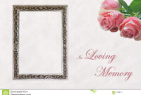 In Memory Cards Templates ] - Memory Template 4 Celebration pertaining to In Memory Cards Templates