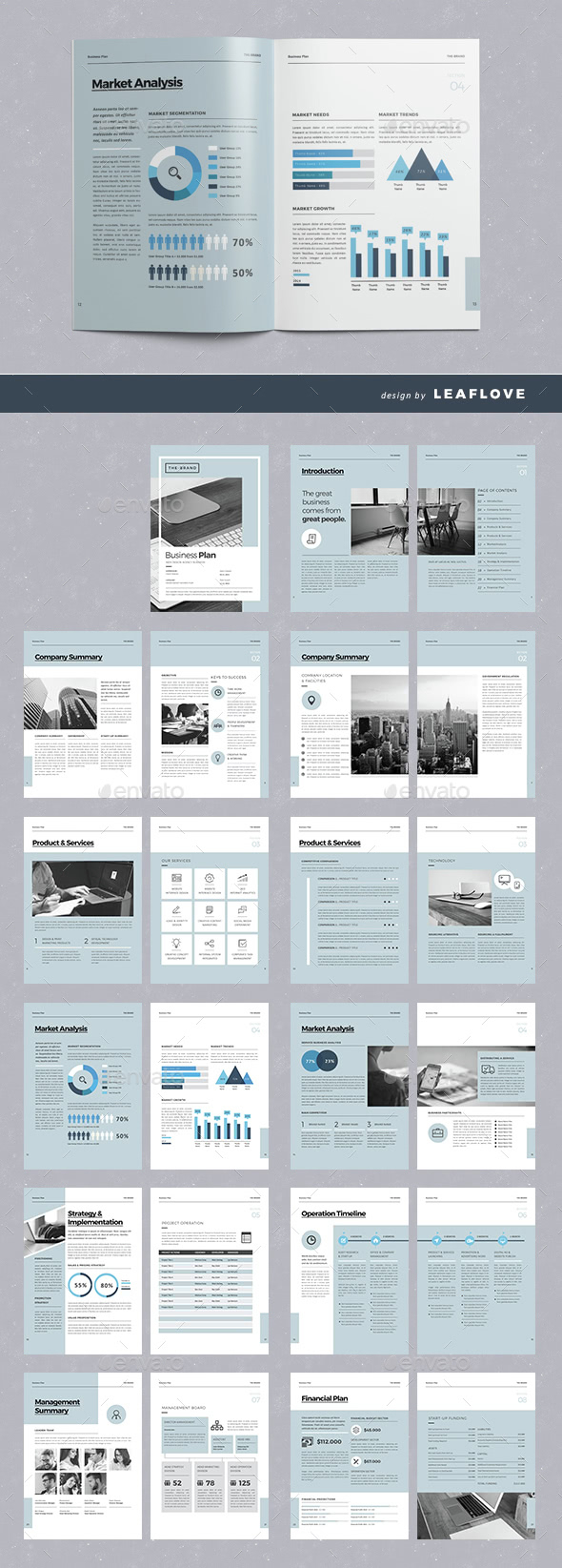 Indesign Business Plan Template Free The Company Profile For Indesign Presentation Templates