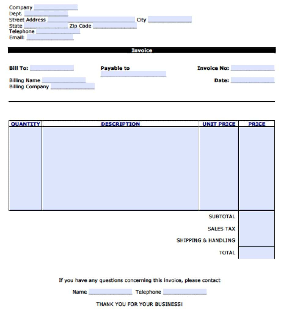 Individual Invoice Format – Colona.rsd7 In Individual Invoice Template