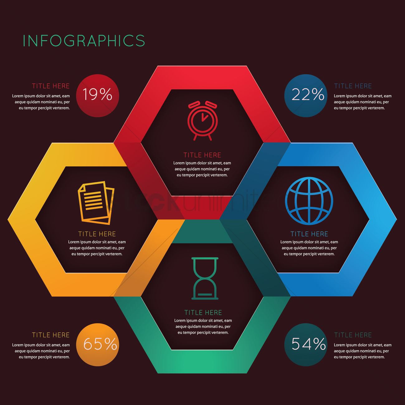 Infographic Template Design Vector Image – 1549265 In Infograph Template