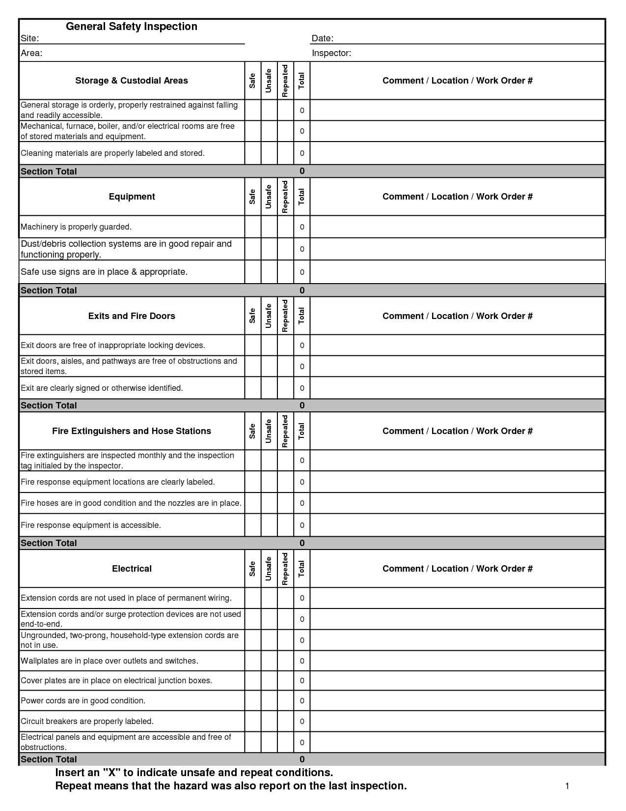 Inspection Sheet Template Excel – Colona.rsd7 Regarding Home Inspection Report Template Free