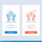 Insurance, Finance Insurance, Money, Protection Blue And Red Throughout Insurance Id Card Template