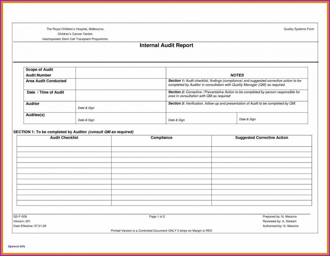Internal T Report Template Sap Appeal Scope Unique Beste Regarding Iso 9001 Internal Audit Report Template