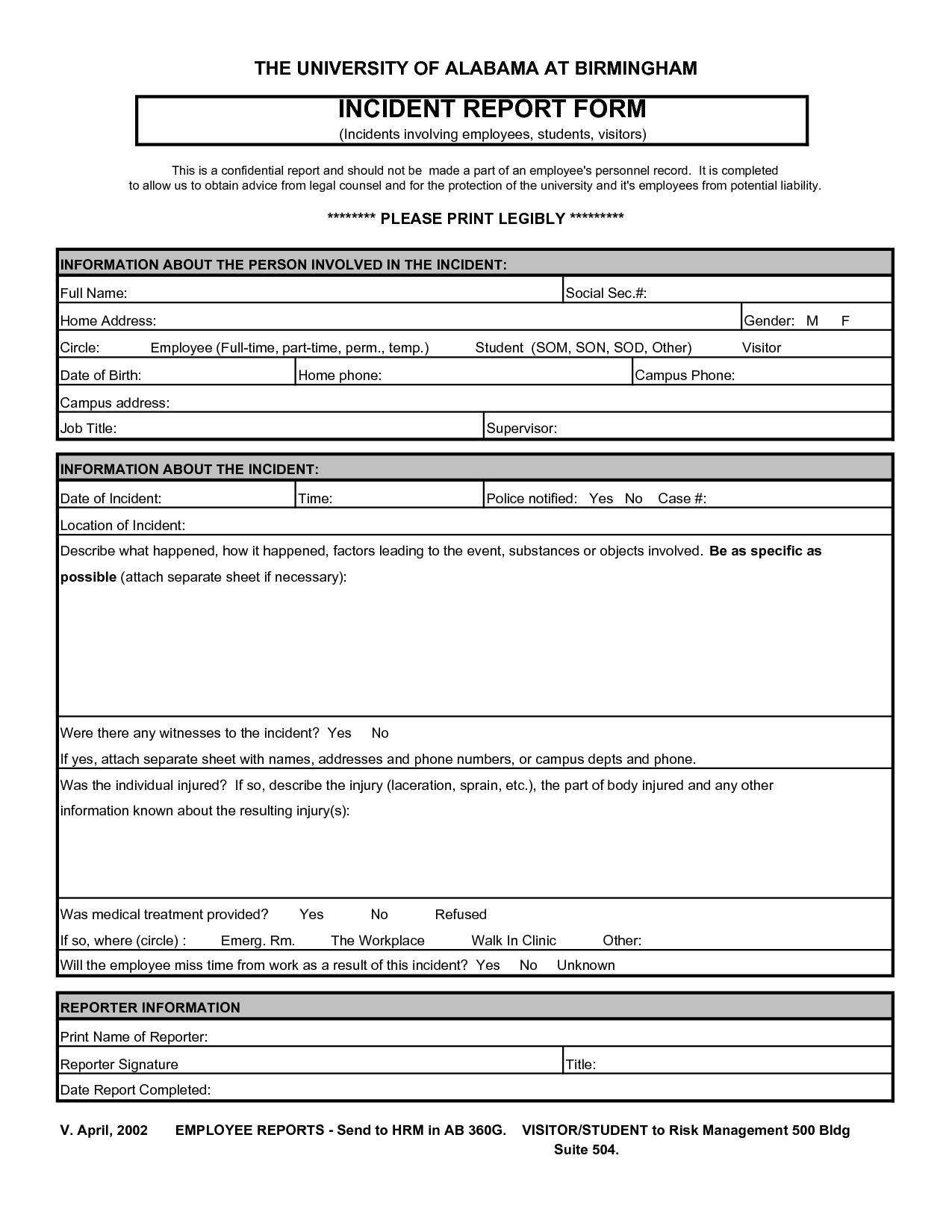 It Incident Report Template Best Photos Of Word Ocument With Itil Incident Report Form Template