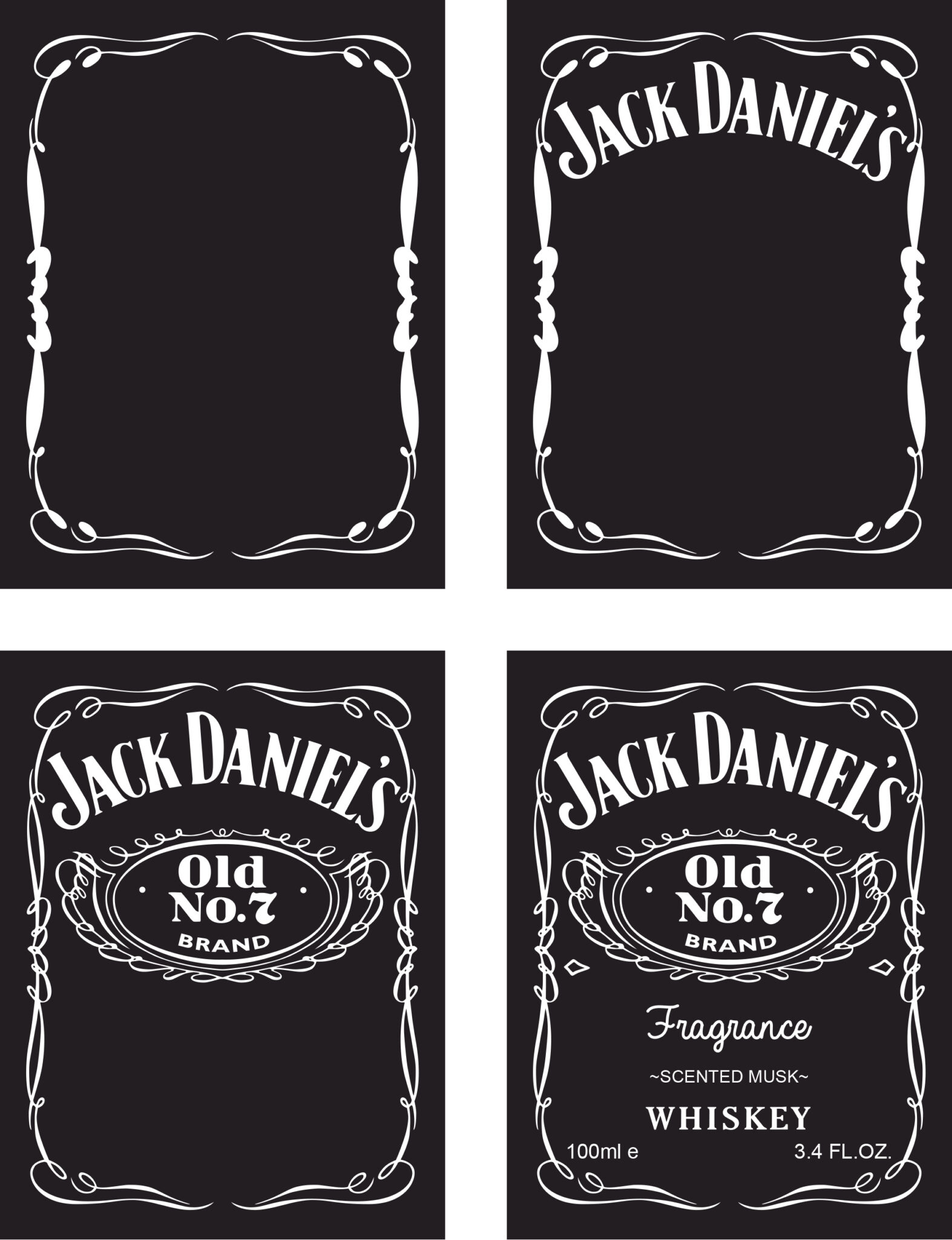 Jack Daniels Logo Template Colona rsd7 Regarding Jack Daniels Label Template Best Template Ideas