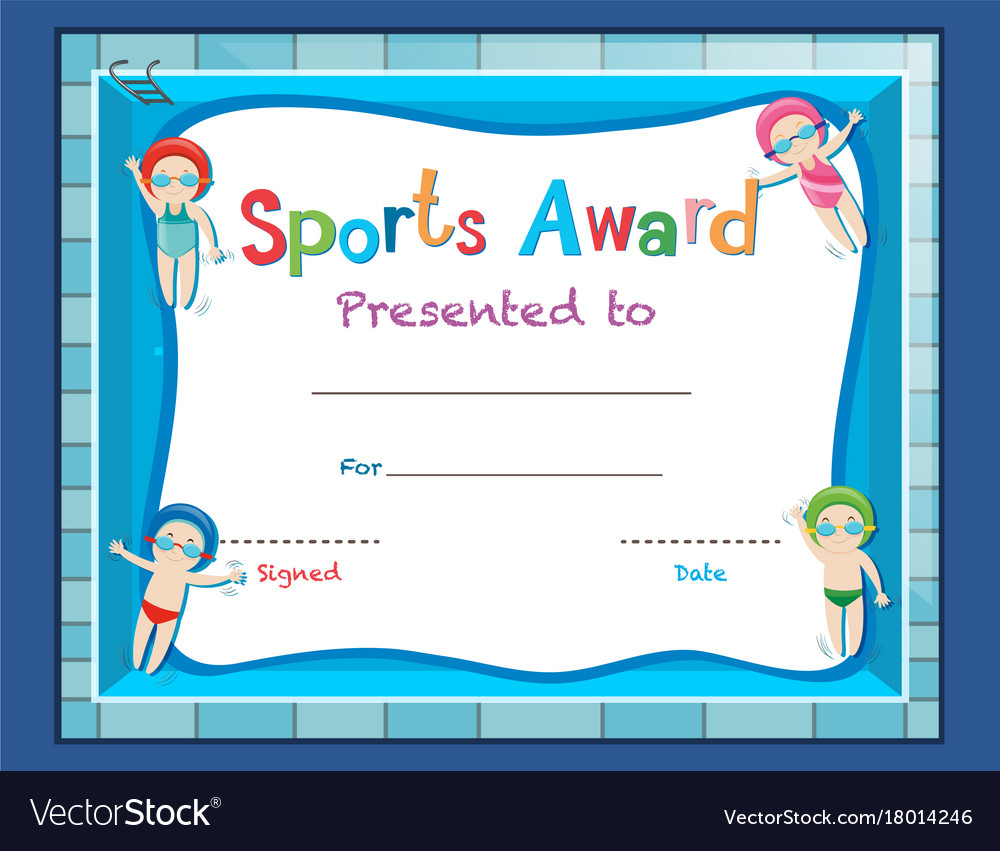 Kids Award Template – Colona.rsd7 Throughout Gymnastics Certificate Template