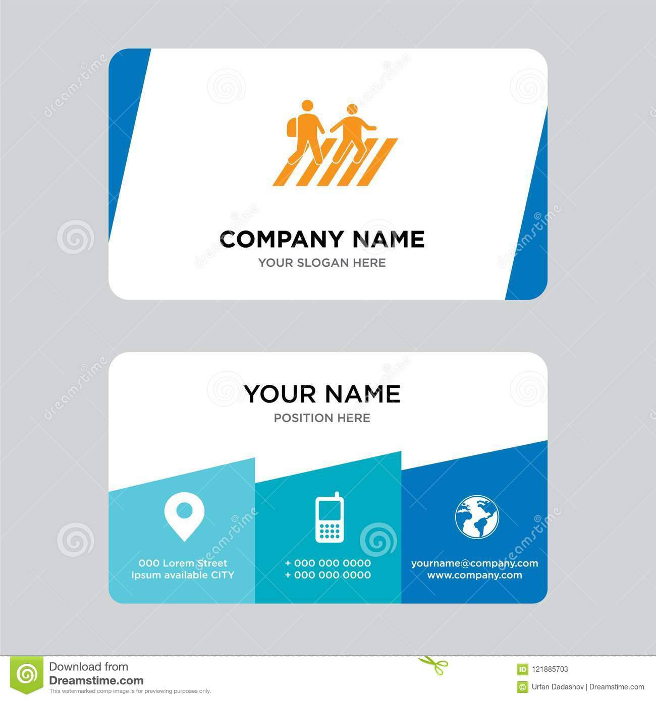 Kids Business Card Design Template, Visiting For Your In Id Card Template For Kids