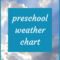 Kindergarten And Preschool Weather Chart Pertaining To Kids Weather Report Template