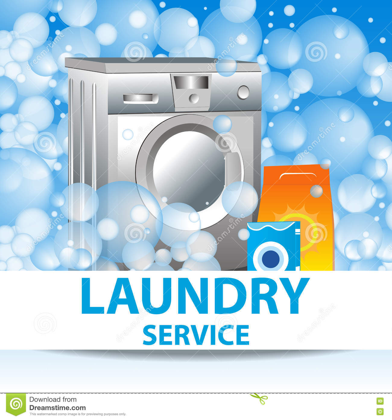 Laundry Service. Poster Template For House Cleaning Services In House Cleaning Services Flyer Templates