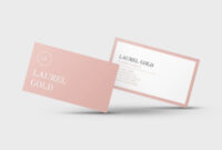 Laurel Gold Google Docs Business Card Template - Stand Out Shop pertaining to Google Docs Business Card Template