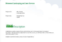 Lawn Care And Landscaping Services Proposal - 5 Steps throughout Lawn Care Proposal Template