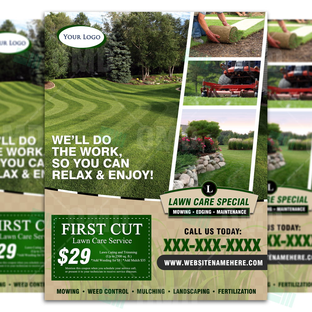 Lawn Mowing Flyers – Colona.rsd7 With Lawn Mowing Flyer Template Free