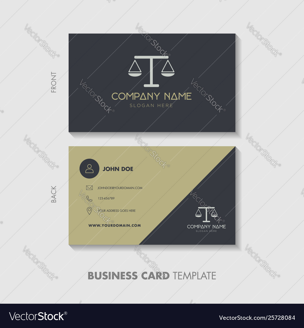 Lawyer Business Card Template Design Regarding Lawyer Business Cards Templates