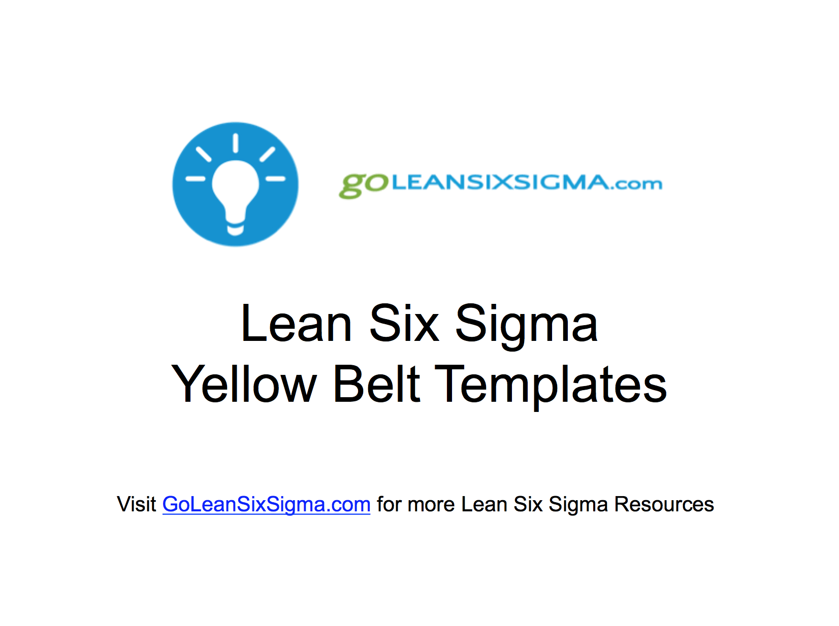 Lean Six Sigma Yellow Belt Templates – Goleansixsigma Intended For Green Belt Certificate Template