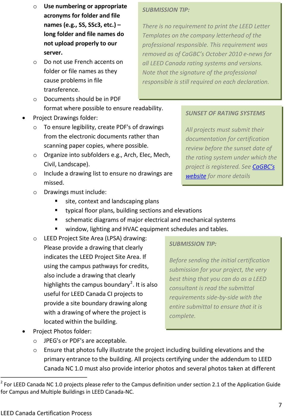 Leed Canada Certification Process For Leed Canada Nc, Cs, Ci Inside Leed Letter Template