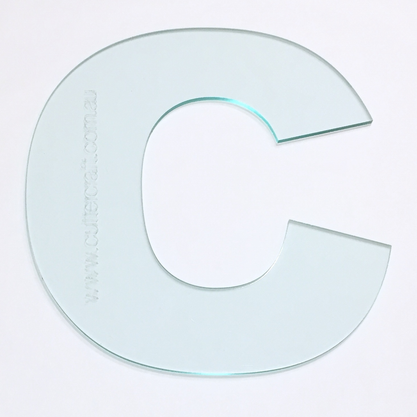 Letter C Acrylic Large Template 29Cm High ~ Wide Font Within Large Letter C Template