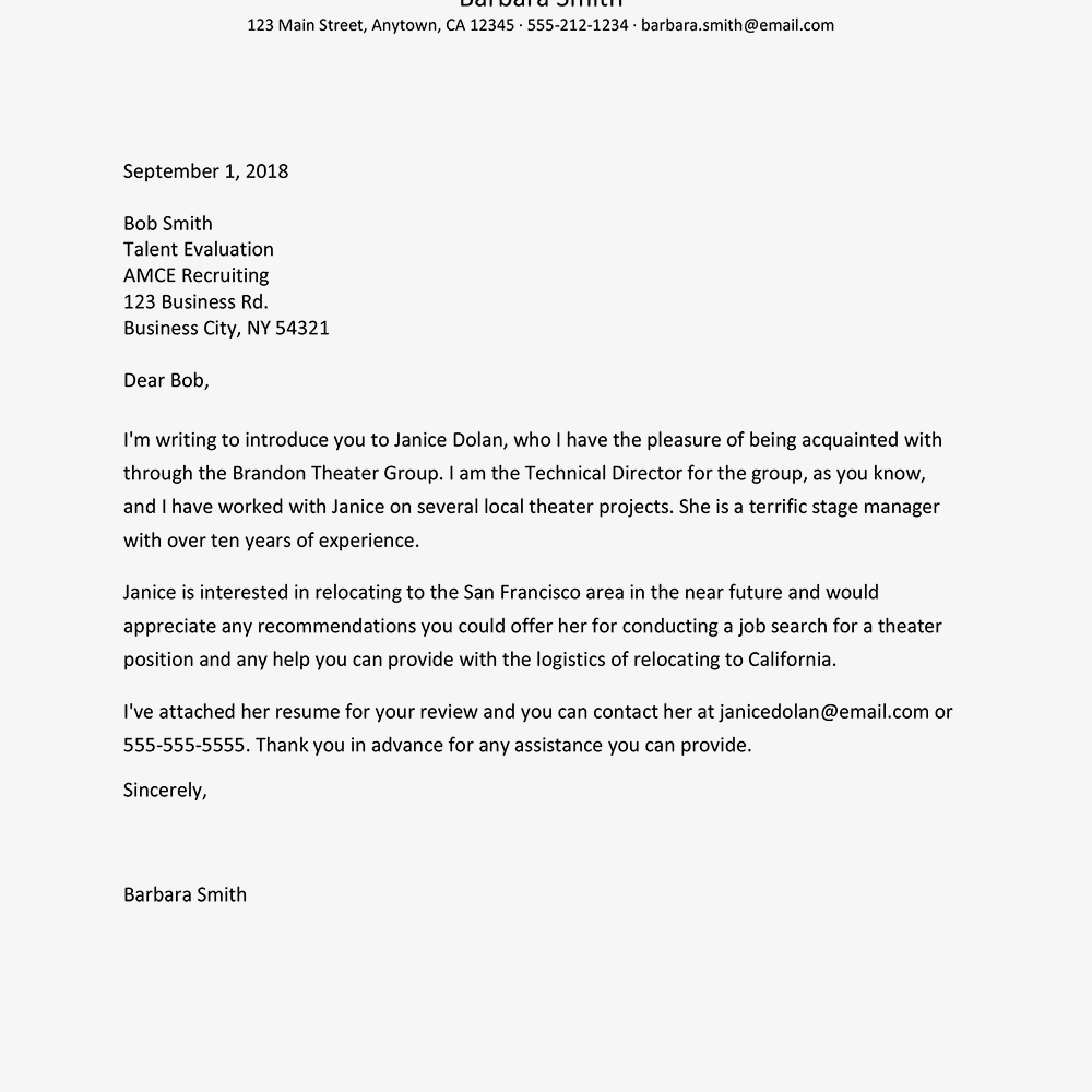 Letter Of Introduction Examples And Writing Tips In New Business Introduction Email Template