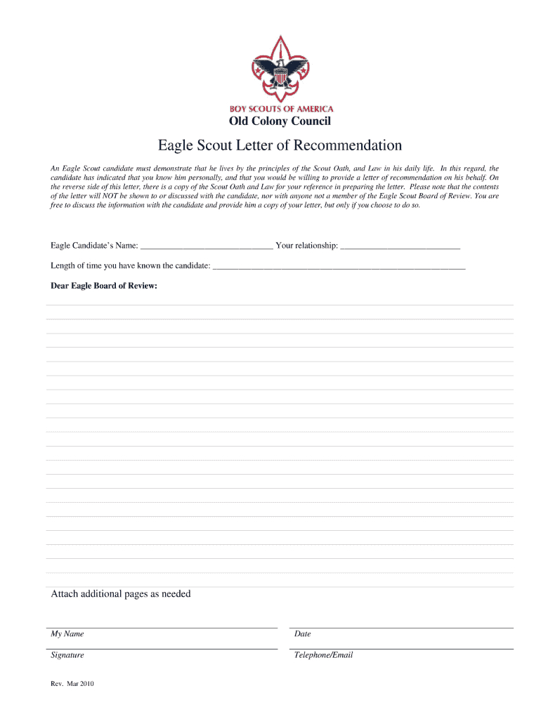 Letter Of Recommendation For Eagle Scout Award – Firuse.rsd7 With Regard To Letter Of Recommendation For Eagle Scout Template