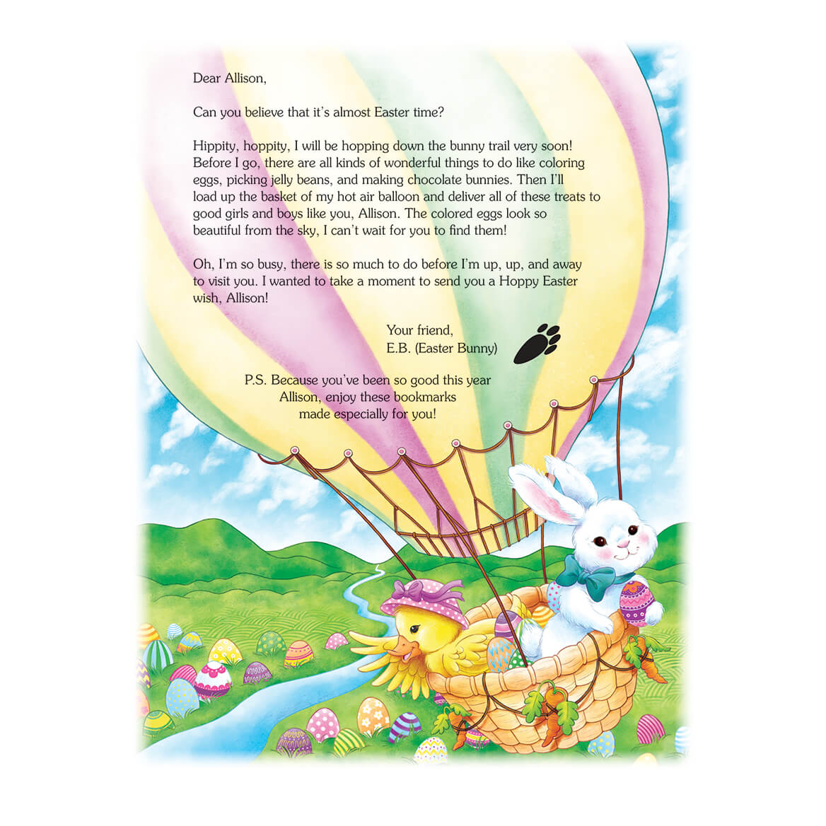 Letter Paper Easter Border Idea Art. Free Printable Easter With Letter To Easter Bunny Template