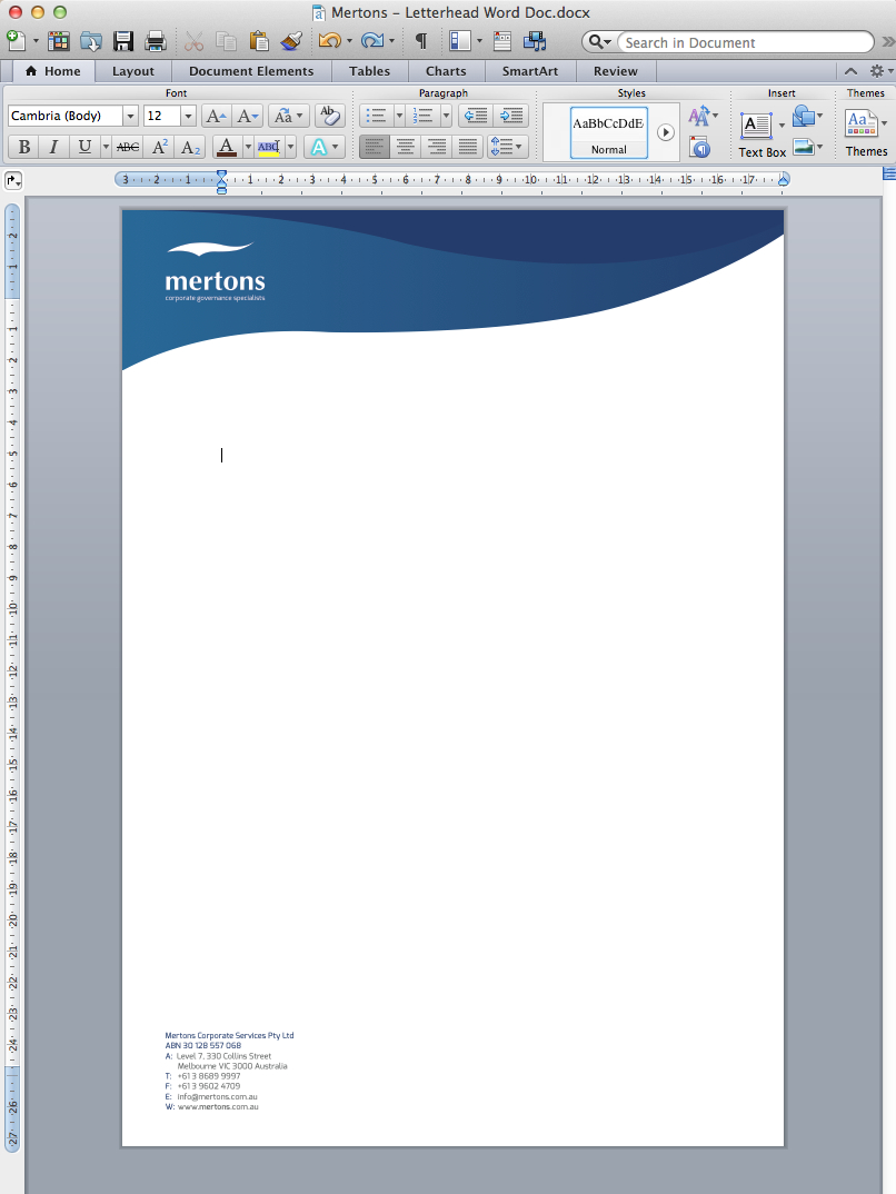 Letterhead Format Word – Colona.rsd7 Inside How To Create Letterhead Template In Word
