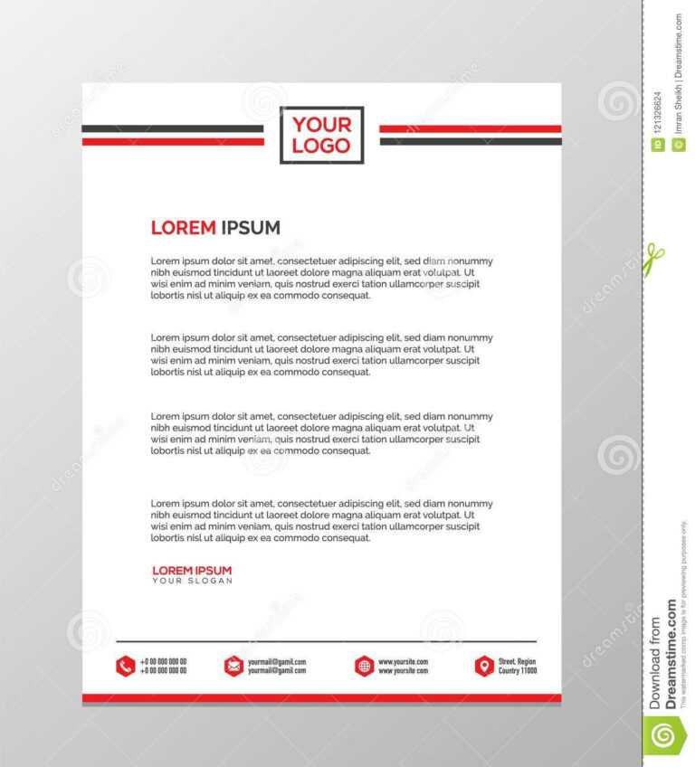 Letterhead Templates Vector Illustration Stock Vector With Medical