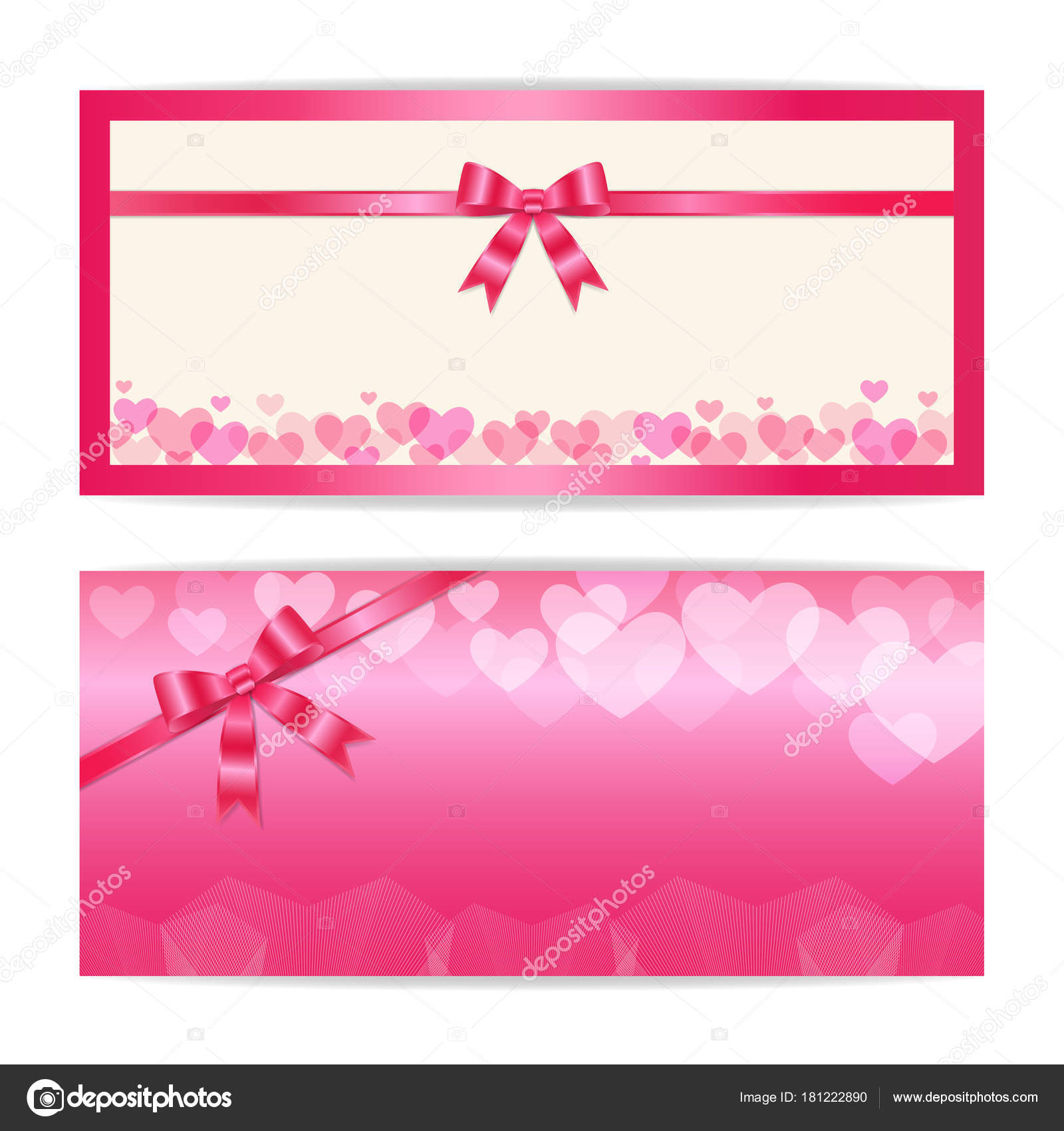 Love And Sweet Theme Gift Certificate, Voucher, Gift Card Or Inside Love Certificate Templates