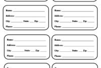 Luggage Tag Template - 1 Free Templates In Pdf, Word, Excel regarding Luggage Tag Template Word