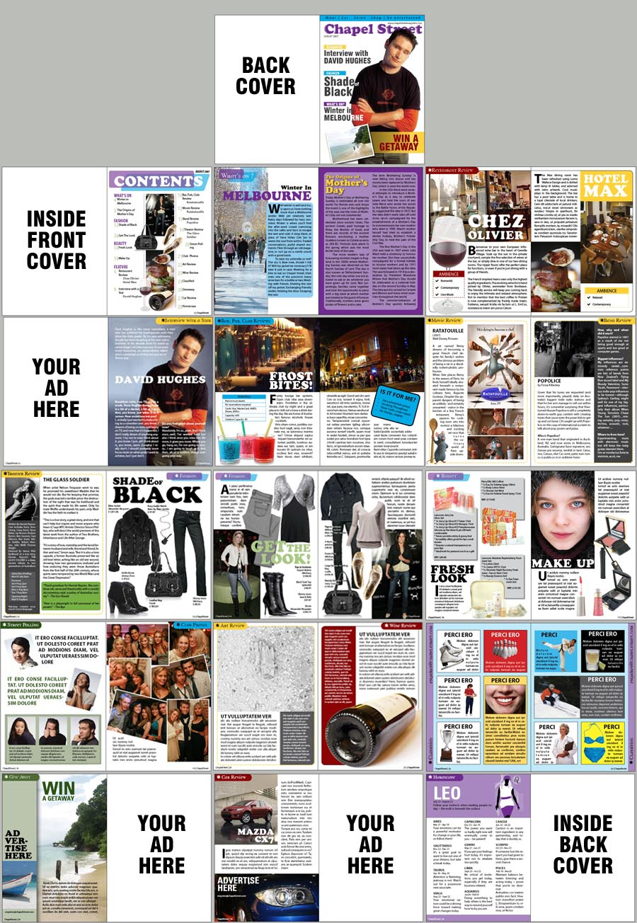 Magazine Template Package With Regard To Magazine Template For Microsoft Word