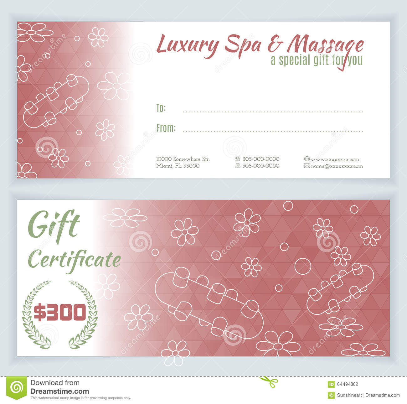 Massage Gift Certificate Template Free Download ] – Spa Gift In Massage Gift Certificate Template Free Printable