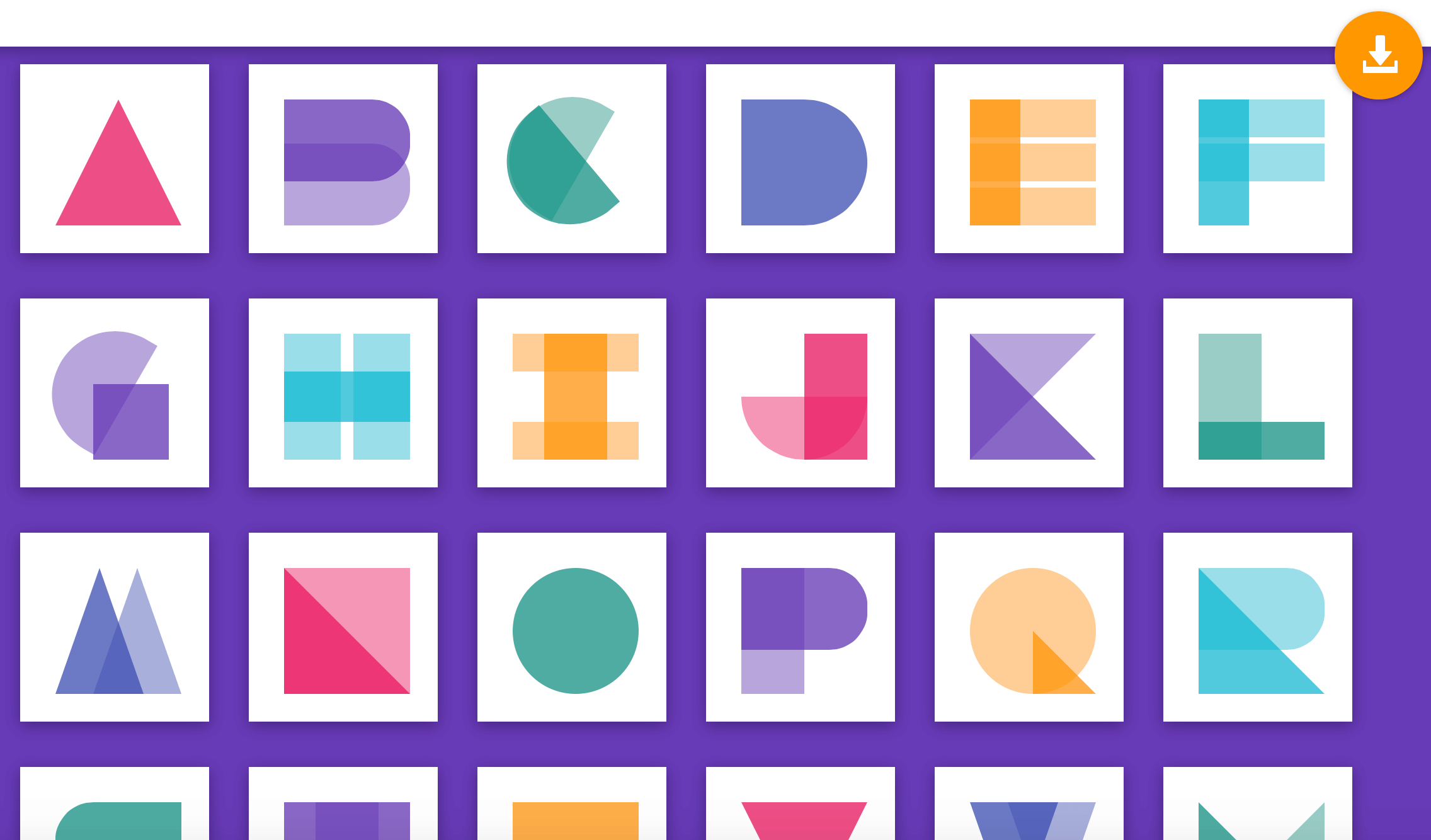 Material Design Alphabet In Css Within Material Letters Template