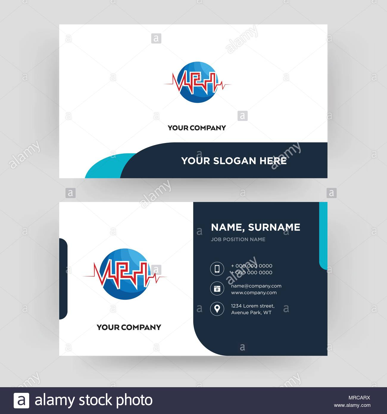 Med, Business Card Design Template, Visiting For Your Pertaining To Med Card Template