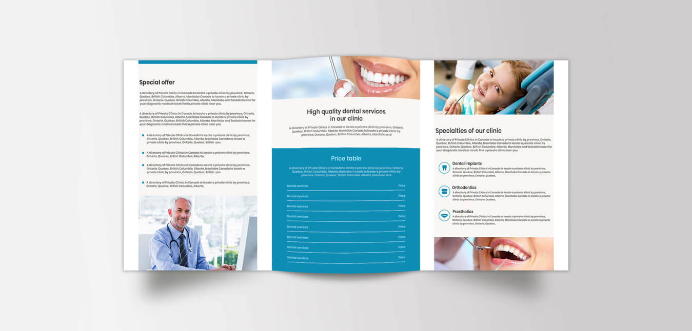 Medical Brochure Design – Creative Medical Office Brochure With Regard To Medical Office Brochure Templates