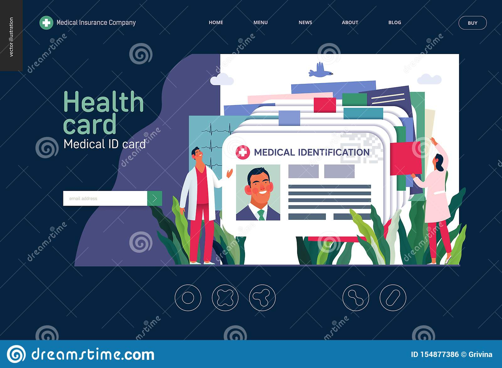 Medical Insurance Template – Medical Id Card, Health Card For Insurance Id Card Template