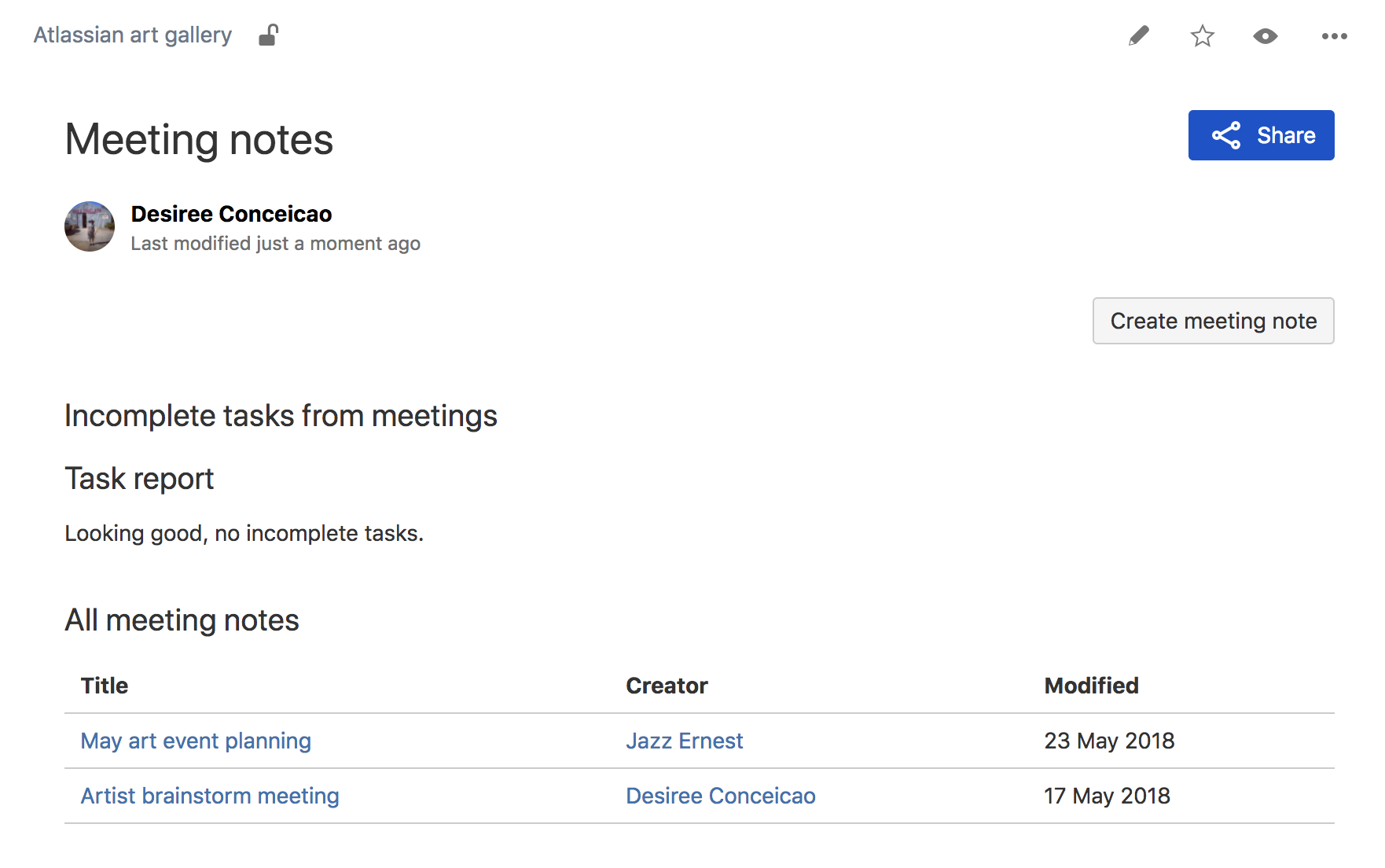 Meeting Notes Template – Atlassian Documentation In Mom Meeting Template