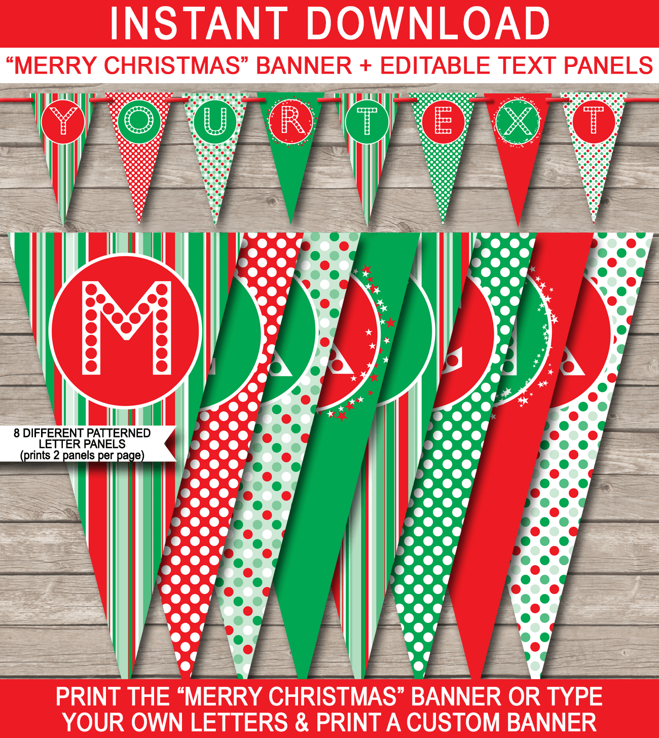 Merry Christmas Letter Banner Printable - Tunu.redmini.co Pertaining To Merry Christmas Banner Template