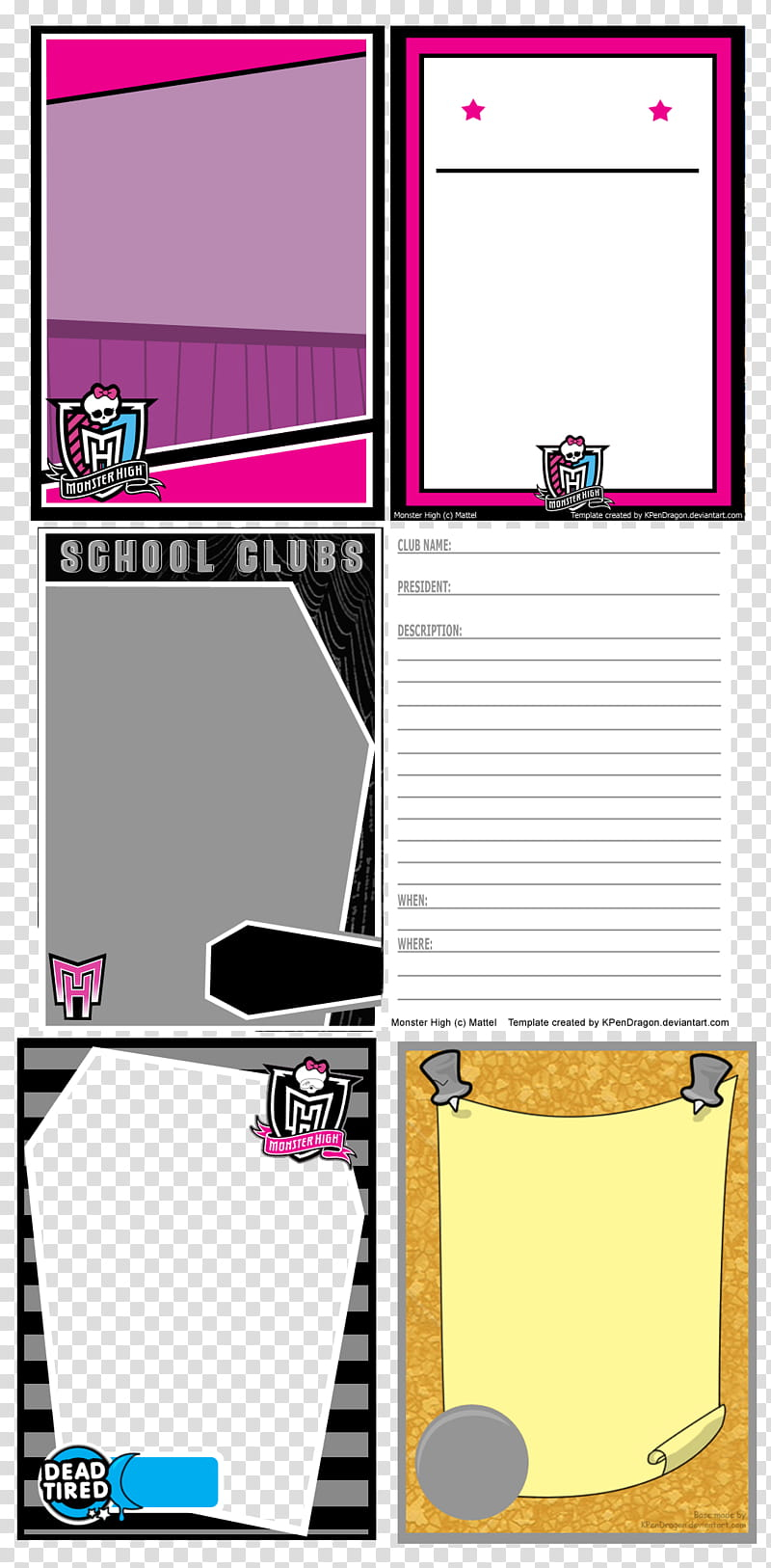 Mh Card Templates Transparent Background Png Clipart | Pngguru In Monster High Birthday Card Template
