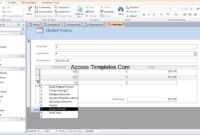 Microsoft Access Invoice Order Management Database Templates pertaining to Microsoft Access Invoice Database Template