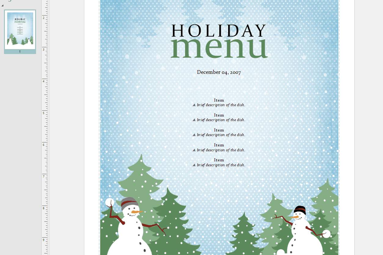 Microsoft's Best Free Diy Christmas Templates For 2020 With Regard To Menu Templates For Publisher