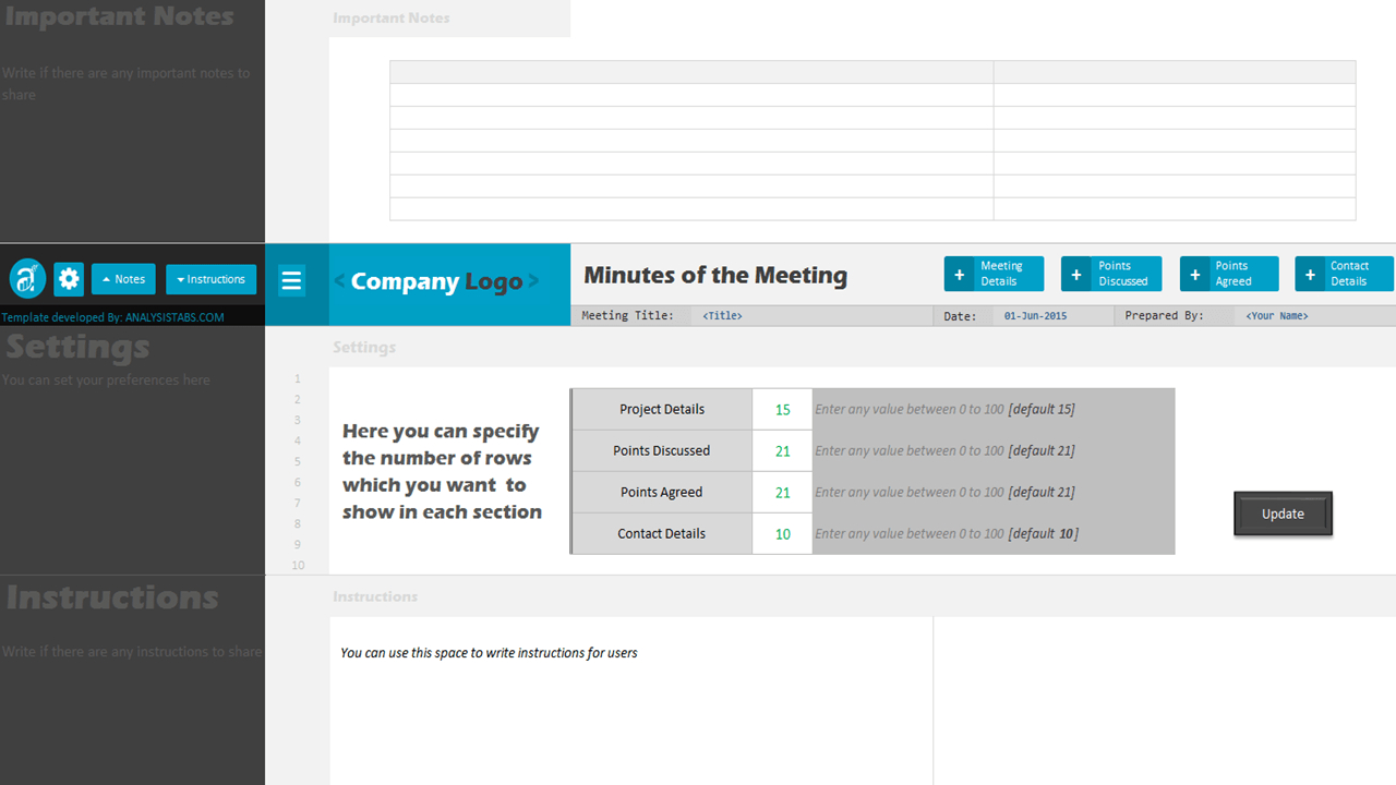 Minutes Of Meeting Project Management Template Pertaining To Mom Meeting Template