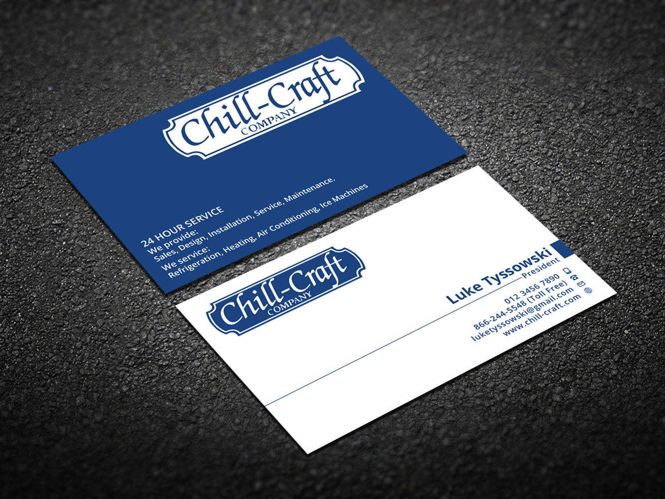 Modern, Professional, Hvac Business Card Design For Chill Throughout Hvac Business Card Template