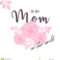Mother's Day Greeting Card Template With Typography And Pertaining To Mom Birthday Card Template