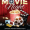 Movie Night Flyer Template In Movie Flyer Template Word
