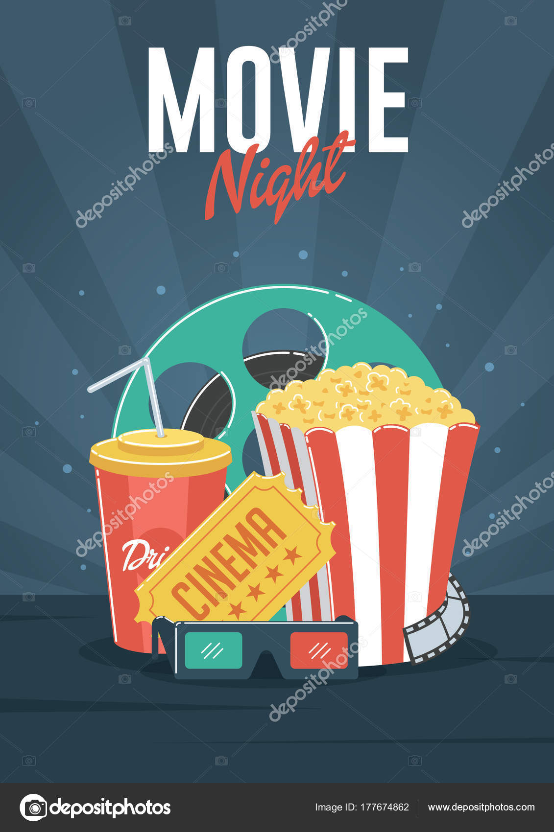 Movie Night Flyer Template Word | Movie Night Can Used Flyer Intended For Movie Flyer Template Word