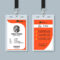Multipurpose Corporate Office Id Card Free Psd Template Inside Media Id Card Templates