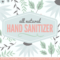 Natural Hand Sanitizer Recipe For Hand Sanitizer Label Template