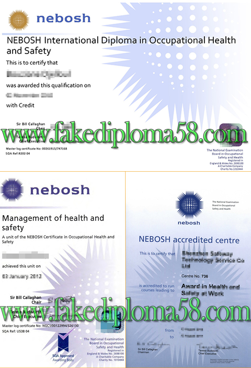 Nebosh Sample, Nebosh Certificate Sample Fakediploma58 Throughout Ged Certificate Template